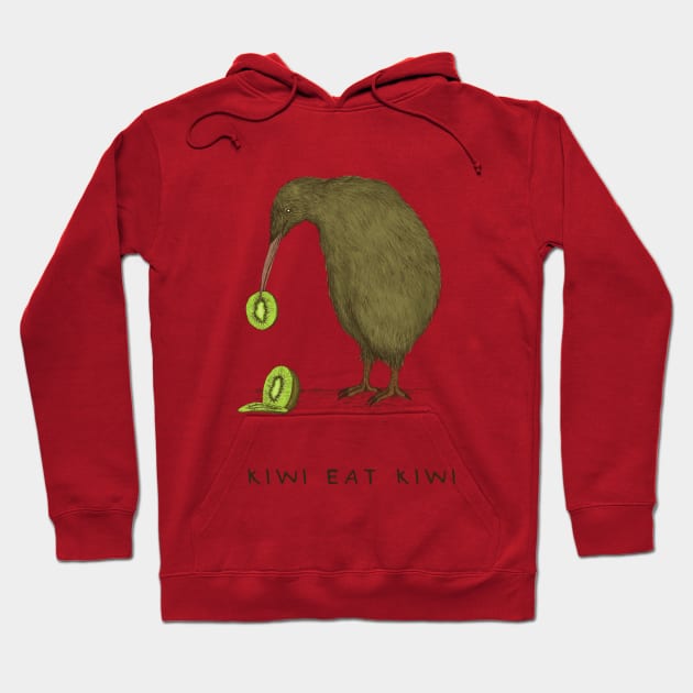 Kiwi eat Kiwi Hoodie by popcornpunk